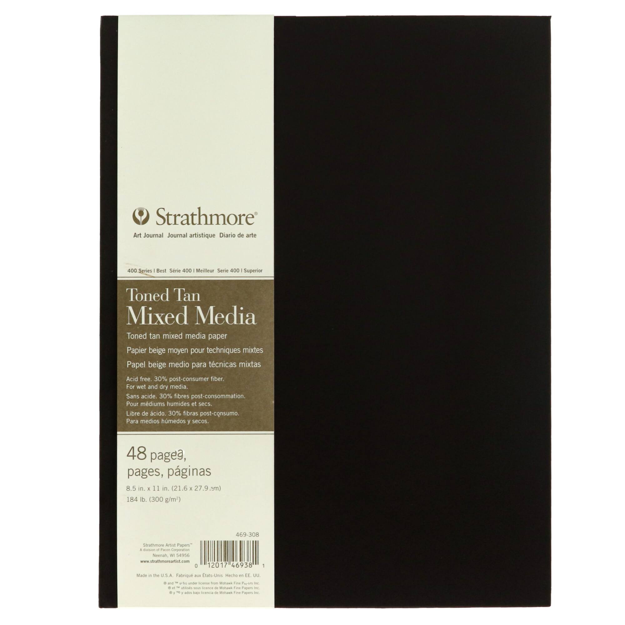 Strathmore® 400 Series Hardbound Toned Tan Mixed Media Art Journal
